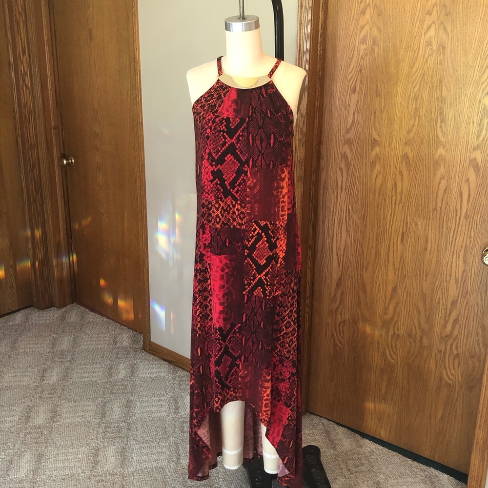 Michael Kors Snakeskin Maxi Dress